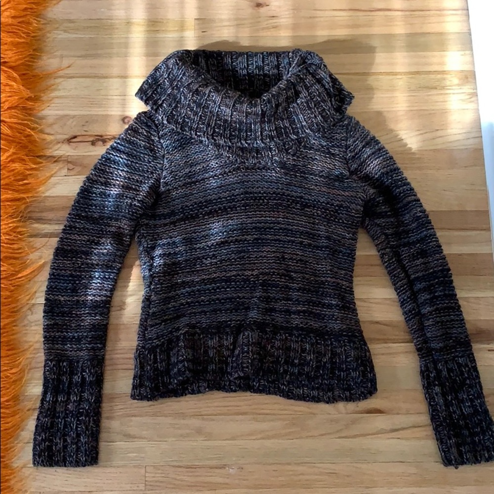 Knit turtleneck sweater